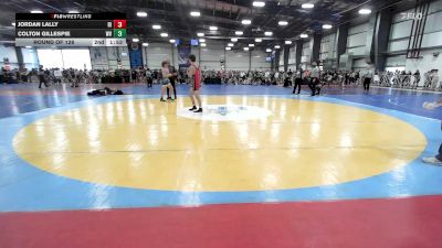 126 lbs Round Of 128 - Jordan Lally, RI vs Colton Gillespie, WV