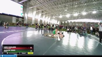 144 lbs Champ. Round 3 - Jack Cavalieri, Canyon View vs Karson Haws, Provo