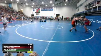 189 lbs Champ. Round 1 - Keith Studyvin, Laramie Middle School vs Silas Rinkenberger, Sage Valley Jr High