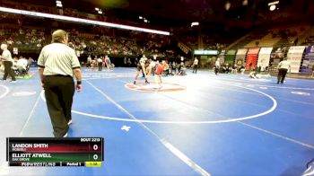 190 Class 2 lbs Quarterfinal - Elliott Atwell, Oak Grove vs Landon Smith, Moberly