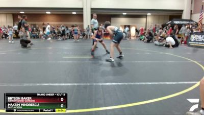 101/112 Semifinal - Maksim Mindrescu, East Jackson vs Bryson Baker, Northwestern Warriors