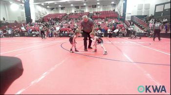 35 lbs Semifinal - Colt Manuel, Blackwell Wrestling Club vs Hadley King, Bartlesville Wrestling Club