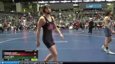 130 lbs Champ. Round 1 - Parker Casey, Ubasa Wrestling Academy vs ...