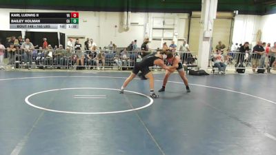 165 lbs Round Of 64 - Karl Ludwig II, VA vs Bailey Holman, CA