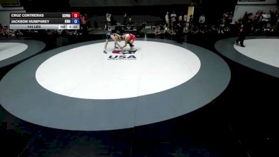 144 lbs Cruz Contreras, SCVWA - Santa Clara Valley Wrestling Association vs Jackson Humphrey, IEWA - Inland Empire Wrestling Association