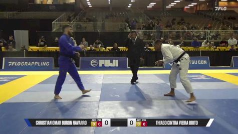 Christian Omar Buron Navarro vs Thiago Cintra Vieira Brito 2025 Pan Jiu Jitsu IBJJF Championship