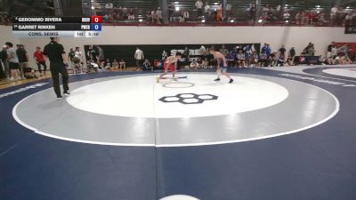 61 kg Cons. Semis - Geronimo Rivera, Brunson UVRTC vs Garret Rinken, Panther Wrestling Club RTC