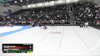 129 lbs Cons. Round 3 - Bennett Ashcroft, Olympus vs Taylor Miller, Viewmont