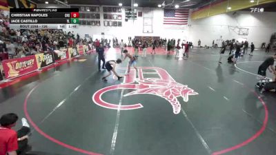 126 lbs Cons. Semi - Christian Napoles, Carson High School vs Jace Castillo, Yorba Linda