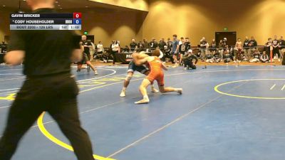 126 lbs Cons. Sub-semis - Gavin Bricker vs Cody Householder, Brookville