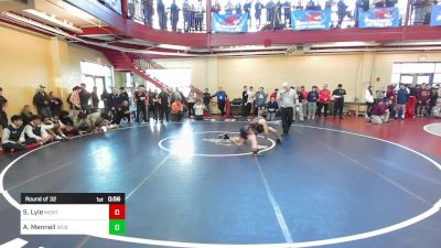 113 lbs Round Of 32 - Sean Lyle, Montachusett vs Aedyn Mennell, Woburn