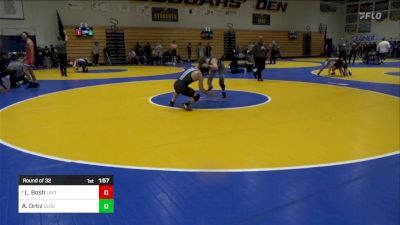 123 lbs Round Of 32 - Lander Bosh, Layton (UT) vs Alijah Ortiz, Clovis North