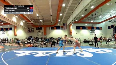 165 lbs Cons. Semi - Jake Robie, VA ELITE / vs Ryan Barone, Cavalier Wrestling Club