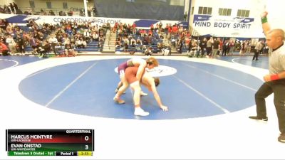 141 lbs Quarterfinal - Marcus McIntyre, UW-LaCrosse vs Evan Onstad, UW-Whitewater