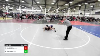 109 lbs Round Of 16 - Garen Keshishian, Silverback WC vs Xavier Gonzales, Laveen WC