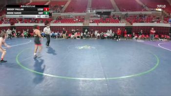 120 lbs Round 2 - Quarters & 1st Wb (16 Team) - Brody Pallan, Austin Lake Travis vs Jesse Harjo, Conroe Caney Creek