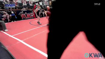 83 lbs Quarterfinal - Dallin Swan, IRONMEN Wrestling Club vs Brock Rosine, Enid Youth Wrestling Club