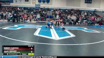 132 lbs Champ. Round 1 - Robert Cushman, Wabasha-Kellogg vs David Gregory, Trinity School At River Ridge