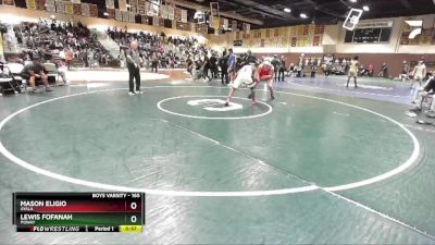 165 lbs 5th Place Match - Mason Eligio, Ayala vs Lewis Fofanah, Poway