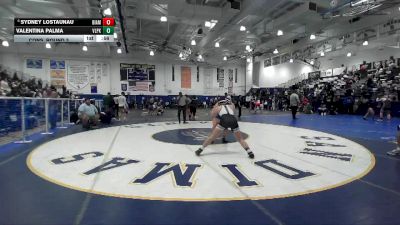170 lbs Cons. Round 3 - Sydney Lostaunau, Bishop Amat vs Valentina Palma, Villa Park