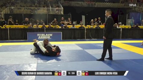 Luis Enrique Mora Vega vs Silvio Duran De Barros Saraiva 2025 Pan Jiu Jitsu IBJJF Championship