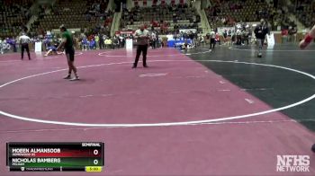 120 lbs Semifinal - Moeen Almansoob, Homewood Hs vs Nicholas Bamberg, Pelham