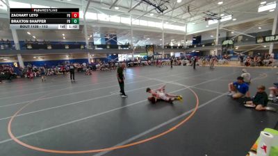 113 lbs Cons. Round 4 - Zachary Leto, Unattached vs Braxton Shaffer, Unattached