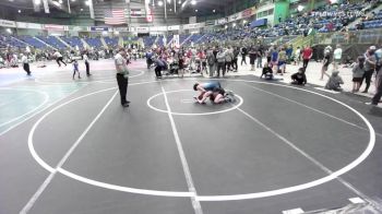 132 lbs Round Of 16 - Ashton Leegaard, Touch Of Gold vs Isaak Chavez, Goldman's W.A.R