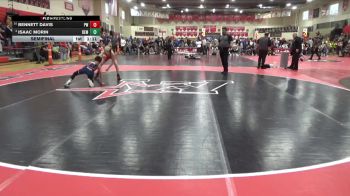90 lbs Semifinal - Bennett Davis, Pinnacle Wrestling vs Isaac Morin, Bemidji