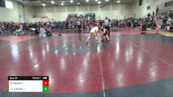 74 lbs Champ. Round 2 - Ivan Larsen, MN Elite vs Rett Huerta, PINnacle Wrestling