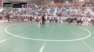 53 kg Champ. Rd Of 16 - Lyric Hetzer, Toss Em Up Wrestling Academy vs Hepua Salter, Hawaii Wrestling Academy