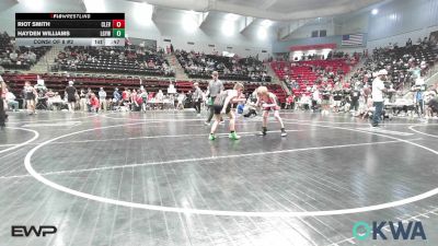 80 lbs Consi Of 8 #2 - Riot Smith, Cleveland Take Down Club vs Hayden Williams, Locust Grove Youth Wrestling