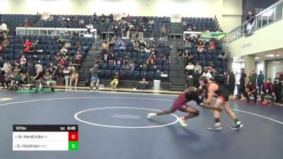 197 lbs Round Of 16 - Nate Kendricks, Mt. San Antonio vs Gabriel Hindman, Sierra