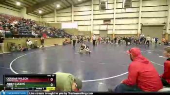 90 lbs Finals (2 Team) - Cougar Wilson, Spanish Fork vs Aiden Lucero, Victory