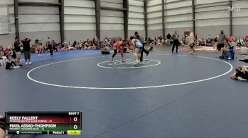 144 lbs Semis - R1 Wb - Maya Assad-Thompson, Midwest Assasins Blue vs Keely Fallert, Missouri Battle Gear Purple