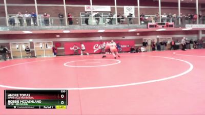 220 lbs Champ. Round 1 - Andre Tomas, Idaho Falls High School vs Robbie McCashland, Teton High School