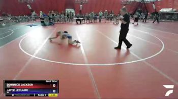 77 lbs 1st Place Match - Dominick Jackson, MN vs Jayce Leclaire, WI