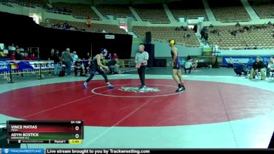 D1-138 lbs Quarterfinal - Adyn Bostick, Sunnyside H.S. vs Vince Matias, Mesa