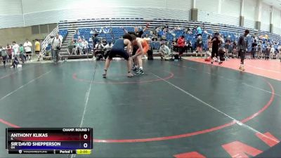 150 lbs Champ. Round 1 - Anthony Klikas, IL vs Sir`David Shepperson, OH