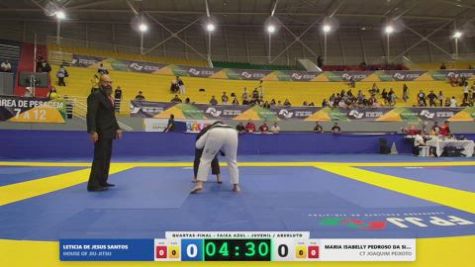 MARIA ISABELLY PEDROSO DA SILVA vs LETICIA DE JESUS SANTOS 2026 FPJJ Circuito Paulista GI Etapa 3