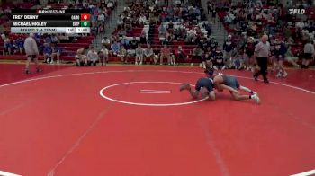 138 lbs Round 3 (4 Team) - Trey Denny, Oak Mountain vs Michael Higley, Enterprise HS
