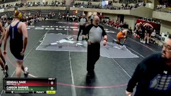 285 lbs Semis & 1st Wrestleback (8 Team) - Xander Scholes, Post Falls vs Kyler Kuhn, Saint Pius X (Kansas City)