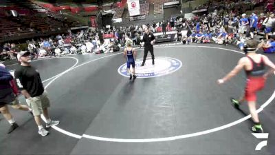 100 lbs Benson Tanner, SAWA - Sacramento Area Wrestling Association vs Patrick Krajeski, LAWA - Los Angles Wrestling Association