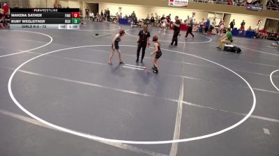 Girls K-8 - 76 Briella Mayer, Blaine-Girls vs Amani Rosario, Farmville-Girls