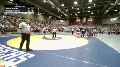 2A 285 lbs Champ. Round 1 - Jason Dorgan, South Sevier vs Iverson Burton, Parowan