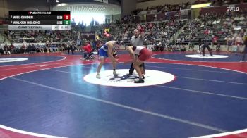 5A 190 lbs Quarterfinal - Walker Delong, Lakeside vs Will Ginder, Beebe