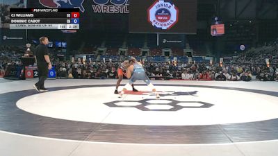126 lbs Cons. Sub-rd Of 64 - CJ Williams, South Carolina vs Dominic Cabot, California