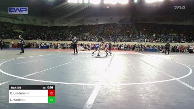 133 lbs Consi Of 16 #1 - Chad Landers, Cache Wrestling Club vs Landyn Welch, Hobart Bearcats