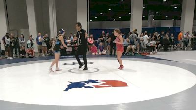 105 lbs Cons. Rd Of 16 - Madison Nieuwenhuis, Michigan Premier WC vs Ayda Miller, Wisconsin