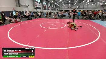 113 lbs Cons. Round 2 - Alex Rodriguez, Uvalde Wrestling Club vs Michael (Jace) Loya, Dumas Wrestling